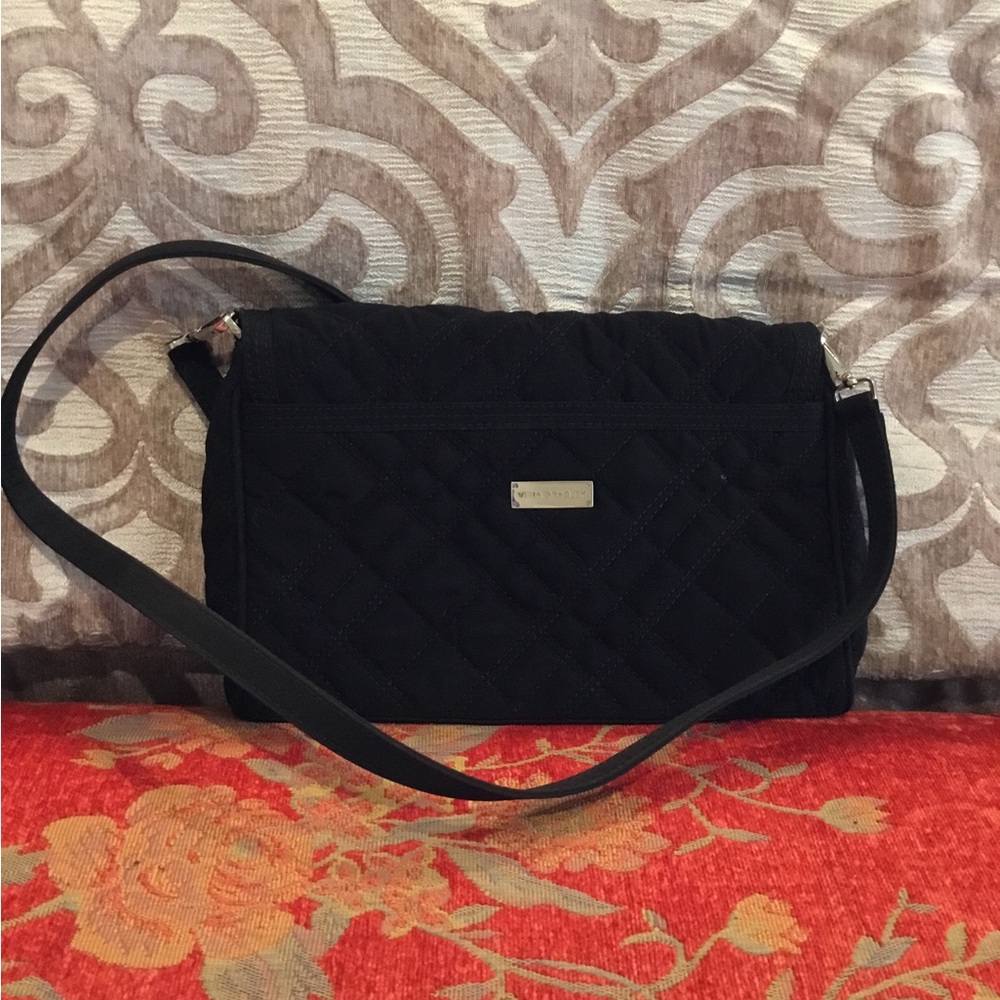 Vera Bradley Black Quilted Shoulder Bag